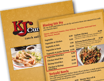 Restaurant Menu Card