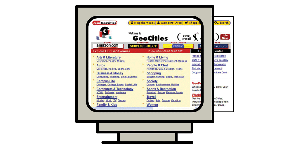 Geo Cities 90s Website