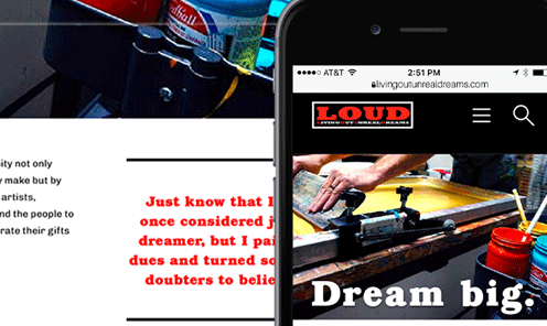 LOUD Website Thumbnail